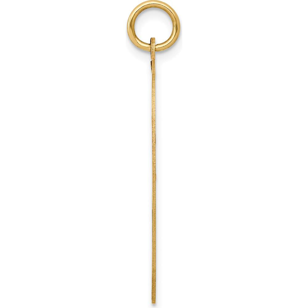 14K Yellow Gold 2-Piece Engravable Heart Charm Set - 33mm Length by Oro Pregiato