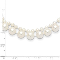 14K Yellow Gold 2-Strand Freshwater Cultured Pearl Necklace - 173 Pearls Total - 18" Length by Monteluci Fine Jewelry
