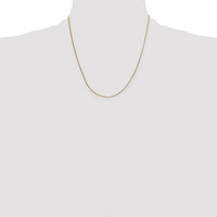 14K Yellow Gold 20" 0.5mm Polished Octagonal Snake Chain Necklace with Lobster Clasp by Oro Pregiato