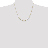 14K Yellow Gold 20" 0.9mm Octagonal Snake Chain with Lobster Clasp by Oro Pregiato