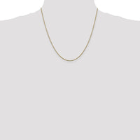 14K Yellow Gold 20" 1.1mm Round Snake Chain Necklace with Lobster Clasp by 0