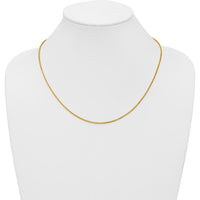 14K Yellow Gold 20" 1.3mm Franco Chain with Lobster Clasp by Oro Pregiato