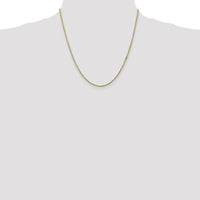 14K Yellow Gold 20" 1.5mm Box Chain with Lobster Clasp by Oro Pregiato