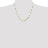 14K Yellow Gold 20" 1.5mm Parisian Wheat Chain with Lobster Clasp - Solid Gold Necklace by Oro Pregiato