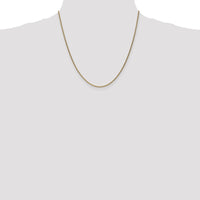 14K Yellow Gold 20" 1.7mm Spiga Chain Necklace with Lobster Clasp by Oro Pregiato