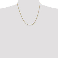 14K Yellow Gold 20" 1mm Franco Chain with Lobster Clasp by Oro Pregiato