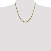 14K Yellow Gold 20" 3mm Herringbone Chain with Lobster Clasp - Polished Silky Finish by 0