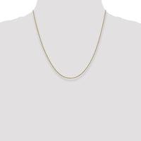 14K Yellow Gold 20" .95mm Twisted Box Chain with Lobster Clasp Necklace by 0