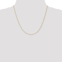 14K Yellow Gold 20" Baby Rope Chain with Spring Ring Clasp - 1.1mm Width by Oro Pregiato