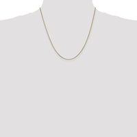 14K Yellow Gold 20" Box Chain Necklace with Lobster Clasp - Polished Finish by Oro Pregiato
