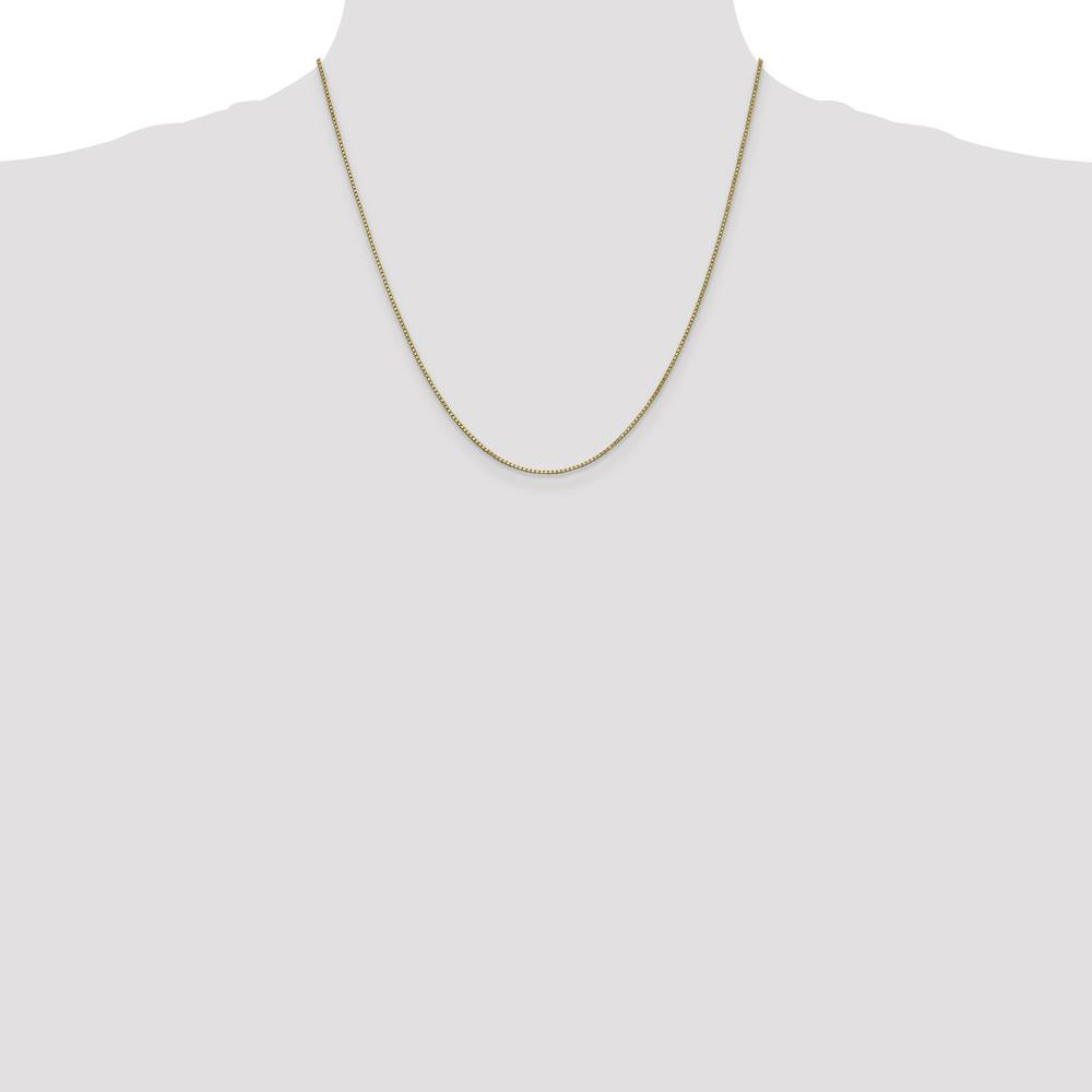 14K Yellow Gold 20" Box Chain Necklace with Lobster Clasp - Polished Finish by Oro Pregiato