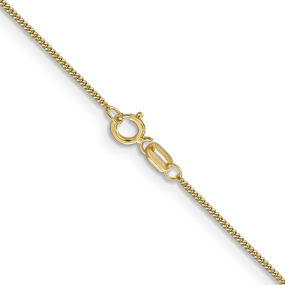 14K Yellow Gold 20" Curb Chain Necklace with Spring Ring Clasp by Oro Pregiato