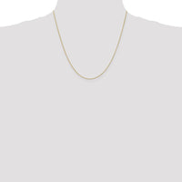 14K Yellow Gold 20" Diamond-Cut Parisian Wheat Chain - 0.8mm Width by Oro Pregiato