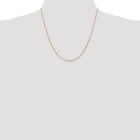 14K Yellow Gold 20" Diamond-Cut Parisian Wheat Chain Necklace - 1mm Width by Oro Pregiato