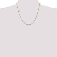 14K Yellow Gold 20" Diamond-Cut Quadruple Rope Chain - 1.85mm by Oro Pregiato