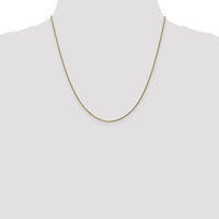 14K Yellow Gold 20" Diamond-Cut Spiga Chain with Spring Ring Clasp by Oro Pregiato
