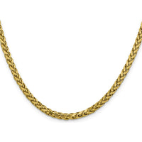 14K Yellow Gold 20" Diamond-Cut Wheat Chain - 3.7mm Width by Oro Pregiato