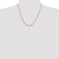 14K Yellow Gold 20-Inch 2.5mm Herringbone Chain Necklace by 0