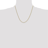 14K Yellow Gold 20" Mariners Link Chain - 1.8mm Width by Oro Pregiato
