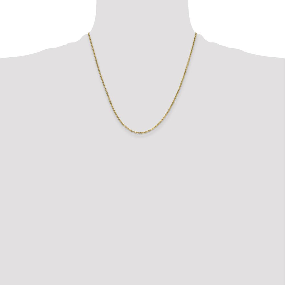 14K Yellow Gold 20" Mariners Link Chain - 1.8mm Width by Oro Pregiato