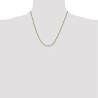 14K Yellow Gold 20" Mariners Link Chain - 3.0mm Width by Oro Pregiato