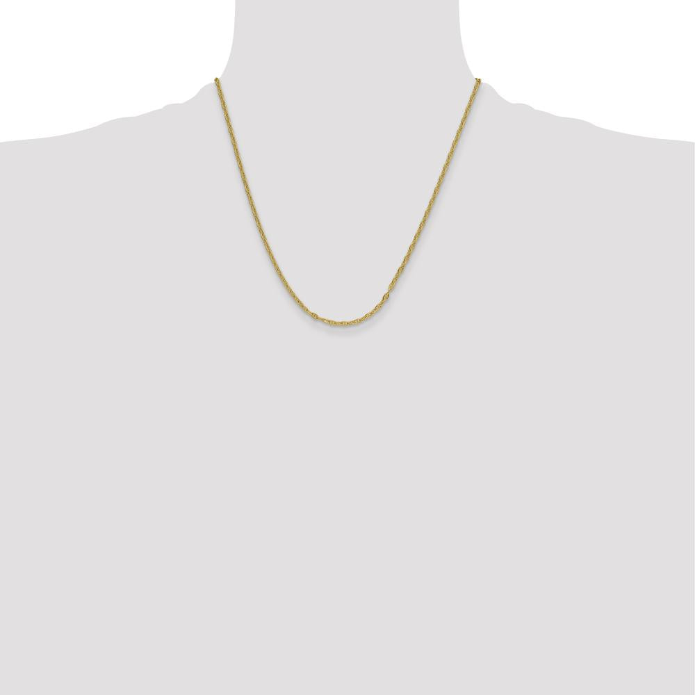 14K Yellow Gold 20" Mariners Link Chain - 3.0mm Width by Oro Pregiato