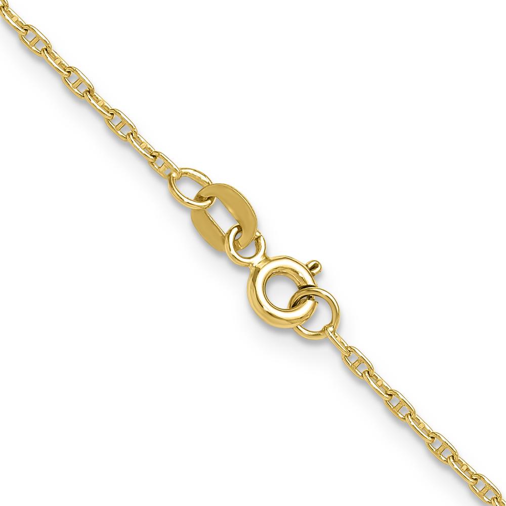 14K Yellow Gold 20" Mariners Link Chain Necklace - 1.5mm Width by Oro Pregiato