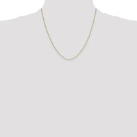 14K Yellow Gold 20" Mariners Link Chain Necklace - 1.5mm Width by Oro Pregiato