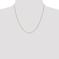 14K Yellow Gold 20" Parisian Wheat Chain - 0.7mm Width with Lobster Clasp by Oro Pregiato