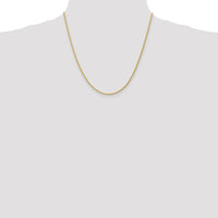 14K Yellow Gold 20" Parisian Wheat Chain Necklace with Lobster Clasp by Oro Pregiato