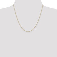 14K Yellow Gold 20" Parisian Wheat Chain with Lobster Clasp - 1mm Width by Oro Pregiato