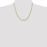 14K Yellow Gold 20" Parisian Wheat Spiga Chain Necklace - Polished Finish by Oro Pregiato