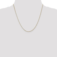 14K Yellow Gold 20" Rolo Chain Necklace with Lobster Clasp by Oro Pregiato