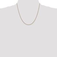 14K Yellow Gold 20" Round Snake Chain with Lobster Clasp - 1.4mm Width by 0