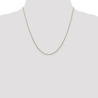 14K Yellow Gold 20" Snake Chain Necklace - 0.8mm Width with Lobster Clasp by 0
