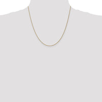 14K Yellow Gold 20" Spiga Chain Necklace with Lobster Clasp by Oro Pregiato