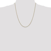 14K Yellow Gold 22" 1.1mm Round Snake Chain Necklace with Lobster Clasp by 0