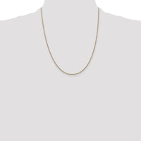 14K Yellow Gold 22" 1.4mm Round Snake Chain with Polished Finish by 0