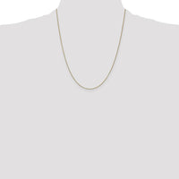 14K Yellow Gold 22" Box Chain Necklace with Lobster Clasp by Oro Pregiato