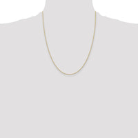 14K Yellow Gold 22" Cable Rope Necklace with Spring Ring Clasp