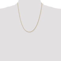 14K Yellow Gold 22" Diamond-Cut Parisian Wheat Chain - 1.5mm Width by Oro Pregiato