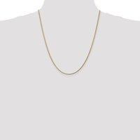 14K Yellow Gold 22" Diamond-Cut Rope Chain Necklace with Lobster Clasp - 1.75mm