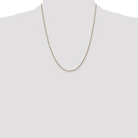 14K Yellow Gold 22" Diamond-Cut Spiga Chain Necklace with Spring Ring Clasp by Oro Pregiato