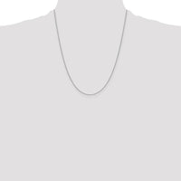 14K Yellow Gold 22" Forzantine Cable Chain Necklace with Lobster Clasp - 1.4mm Width by Oro Pregiato