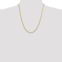 14K Yellow Gold 22-inch 2.5mm Herringbone Chain Necklace by 0