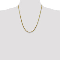 14K Yellow Gold 22-inch Herringbone Chain - 3mm Width by 0