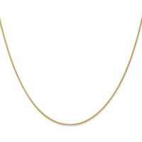 14K Yellow Gold 22" Parisian Wheat Chain with Lobster Clasp - 1mm Width by Oro Pregiato