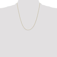 14K Yellow Gold 22" Parisian Wheat Chain with Lobster Clasp - 1mm Width by Oro Pregiato