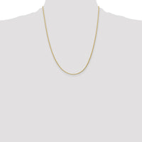 14K Yellow Gold 22" Parisian Wheat Chain with Lobster Clasp by Oro Pregiato