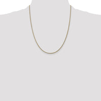 14K Yellow Gold 22" Snake Chain Necklace - 1.6mm with Lobster Clasp by 0